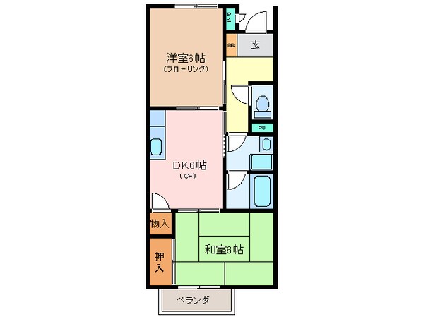 Ｓｕｒｐｌｕｓ塚本Ａの物件間取画像